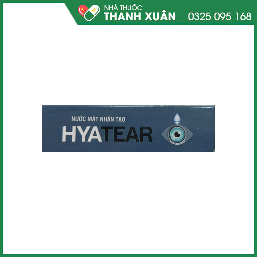 Hyatear giúp dưỡng mắt, phục hồi thị lực và rửa trôi bụi bẩn và thích hợp cho người đeo kính áp tròng